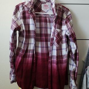 Girls plaid top